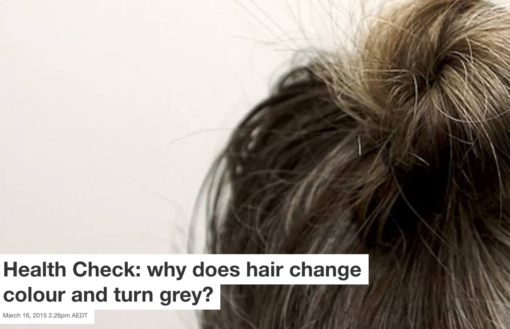 hair change colour