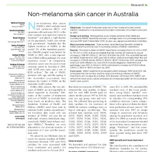 non-melanoma skin cancer australia