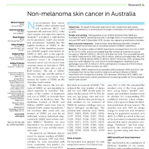 non-melanoma skin cancer australia